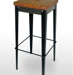 TABURETE KIEV ASIENTO EN MADERA ALISTONADA PINO