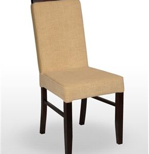 SILLA LAUSSANE C/ ASIENTO TAPIZADO BLANCO