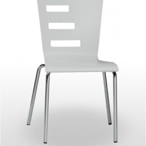 SILLA ASIA LACADA BLANCO