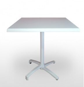 MESA LORENA-4 ABATIBLE C/TAB WERZ STAND COLOR BLANCO 70*70