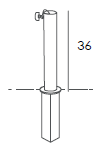 BASE P/ PARASOL FAST CLICK RIO BIFC63500