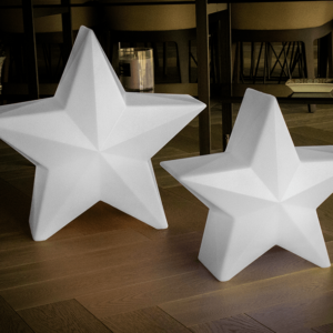LAMPARA ESTRELLA NOVA 45CM P/ INTERIOR - LUZ CÁLIDA