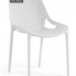 SILLA BILLS POLIPROPILENO COLOR BLANCO