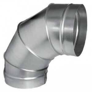 CODO HELICOIDAL GALVANIZADO 90º 350 MM
