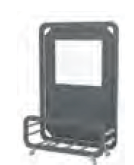 SEPARADOR EXTERIOR MOVIL 101 CON HUECO JARDINERA Y PARED OLEFIN COLOR ANTRA