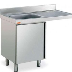 FREGADERO C/ BATIDOR Y PUERTAS C/ ESP. P/ LAVAVAJILLAS - GAMA 700