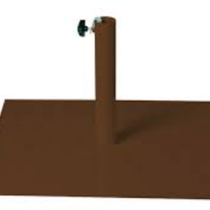 BASE P/ PARASOL - MODELO FLAT - COLOR OXIDO