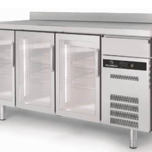 FRENTE MOSTRADOR SNACK 3 PUERTAS CRISTAL