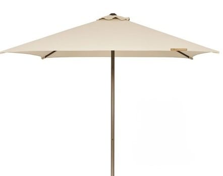 PARASOL EOLO PURETI 300*300 - TELAJE COLOR ARENA Y ESTRUCTURA COLOR TAUPE