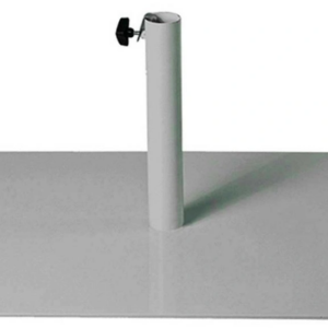 BASE FLAT COLOR GRIS - TUBO DE 60 MM DIÁMETRO