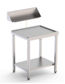 CESP MESA 4PATAS+ESTANTE SIN PETO PARA CUPULA