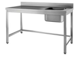 TPA 206 MESA CHEF INOX GRANITA DE PREPARACION 600 SIN ESTANTE