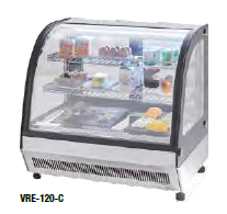 VITRINA REFRIGERADA DE CRISTAL CURVO VRE-120-C