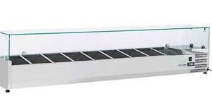 SOBREVITRINA REFRIGERADA  EXPOSITOR INGREDIENTES VRX 20/33