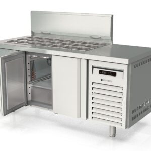 MESA REFRIG. ENSALADAS CON TAPA MFE-200 1795x850x700 MM