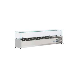 SOBREVITRINA REFRIGERADA VRX 18/38 TAPA CRISTAL