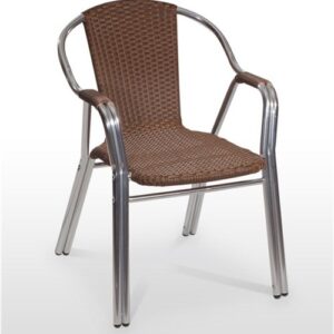 SILLÓN HOUSTON DELUXE COLOR MARRÓN / MOKA