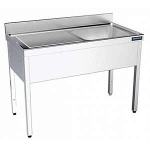 FREGADERO CON CUBA Y ESCURRIDOR A LA IZQ 1200*600
