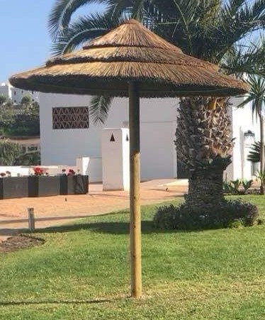 SOMBRILLA DE JUNCO AFRICANO EN PLACAS