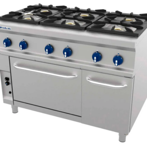 COCINA A GAS 6 FUEGOS CON HORNO CG-961 POW