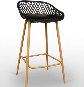 TABURETE HANNOVER COLOR NEGRO