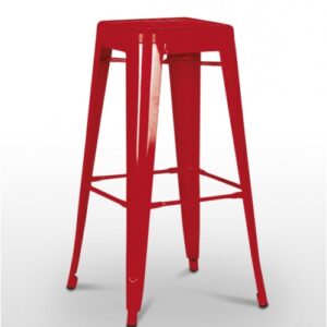 TABURETE PASSION SIN RESPALDO COLOR ROJO