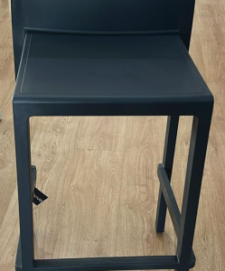 TABURETE KATE H 75 CM COLOR ANTRACITA