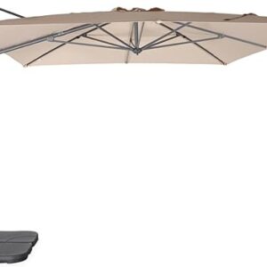 PARASOL BRAZO LATERAL COLOR NATURAL 3*3 M