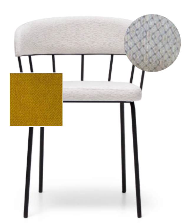 SILLA YASMINA ESTRUCTURA METÁLICA