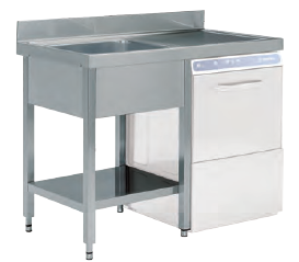 FREGADERO ESCURRIDOR IZQ Y HUECO LAVAVAJILLAS 1200*600
