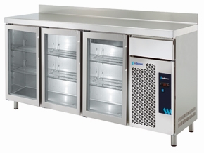 FRENTEMOSTRADOR 4 PUERTAS DE CRISTAL  IF604PCR 2452x600x1050MM