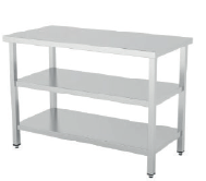 MESA CENTRAL CON 2 ESTANTES 1000*500*850 MM