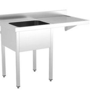 FREGADERO 1 CUBA Y ESCURRIDOR DERECHA 1200*600*850 MM