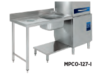 MESA PARA LAVAVAJILLAS DE CAPOTA MPCO-127-I (1200*700*850)