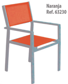 SILLÓN TAHA COLOR NARANJA