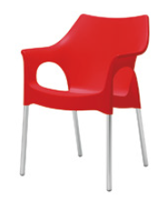 SILLÓN OLA COLOR ROJO