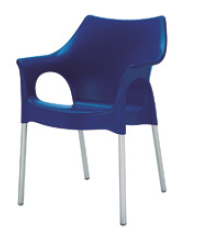 SILLÓN OLA COLOR AZUL