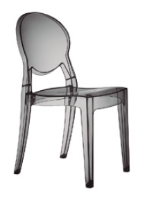 SILLA IGLOO TRANSPARENTE FUMÉ