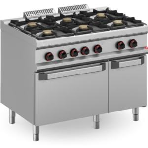 COCINA 6 FUEGOS + HORNO A GAS