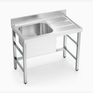 FREGADERO CON 1 CUBA Y ESCURRIDOR DERECHA + HUECO LAVAVAJILLAS