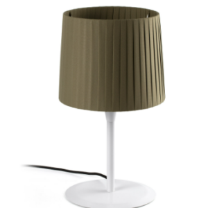 LÁMPARA SOBREMESA SAMBA ENCINTADA BLANCA/VERDE