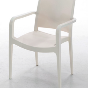 SILLÓN BOB BRAZOS COLOR BLANCO