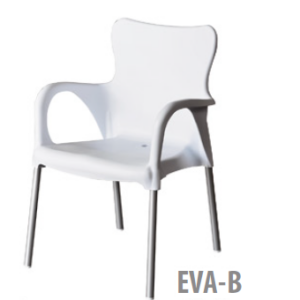 SILLÓN EVA-B COLOR BLANCO