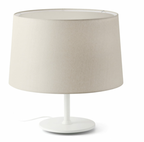 LÁMPARA DE SOBREMESA WINDSOR LINO BLANCO