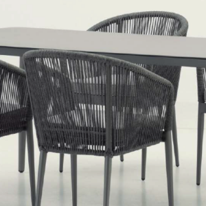 MESA CENTRO ARPA COLOR GRIS