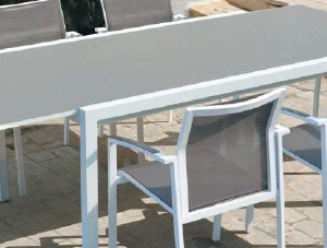 MESA LAOS EXTENSIBLE COLOR BLANCO
