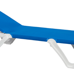 TUMBONA EVA PRO BLANCO CON LONA AZUL
