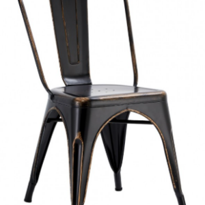 SILLA TOL EK VINTAGE, ACERO NEGRO