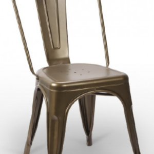 SILLA BOHEMIA DORADA