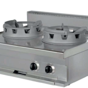 COCINA WOK A GAS 2 FUEGOS